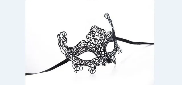 1PCS Black Women Sexy Lace Eye Mask Party Masks For Masquerade Halloween Venetian Costumes Carnival Mask For Anonymous Mardi