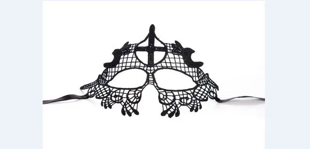 1PCS Black Women Sexy Lace Eye Mask Party Masks For Masquerade Halloween Venetian Costumes Carnival Mask For Anonymous Mardi