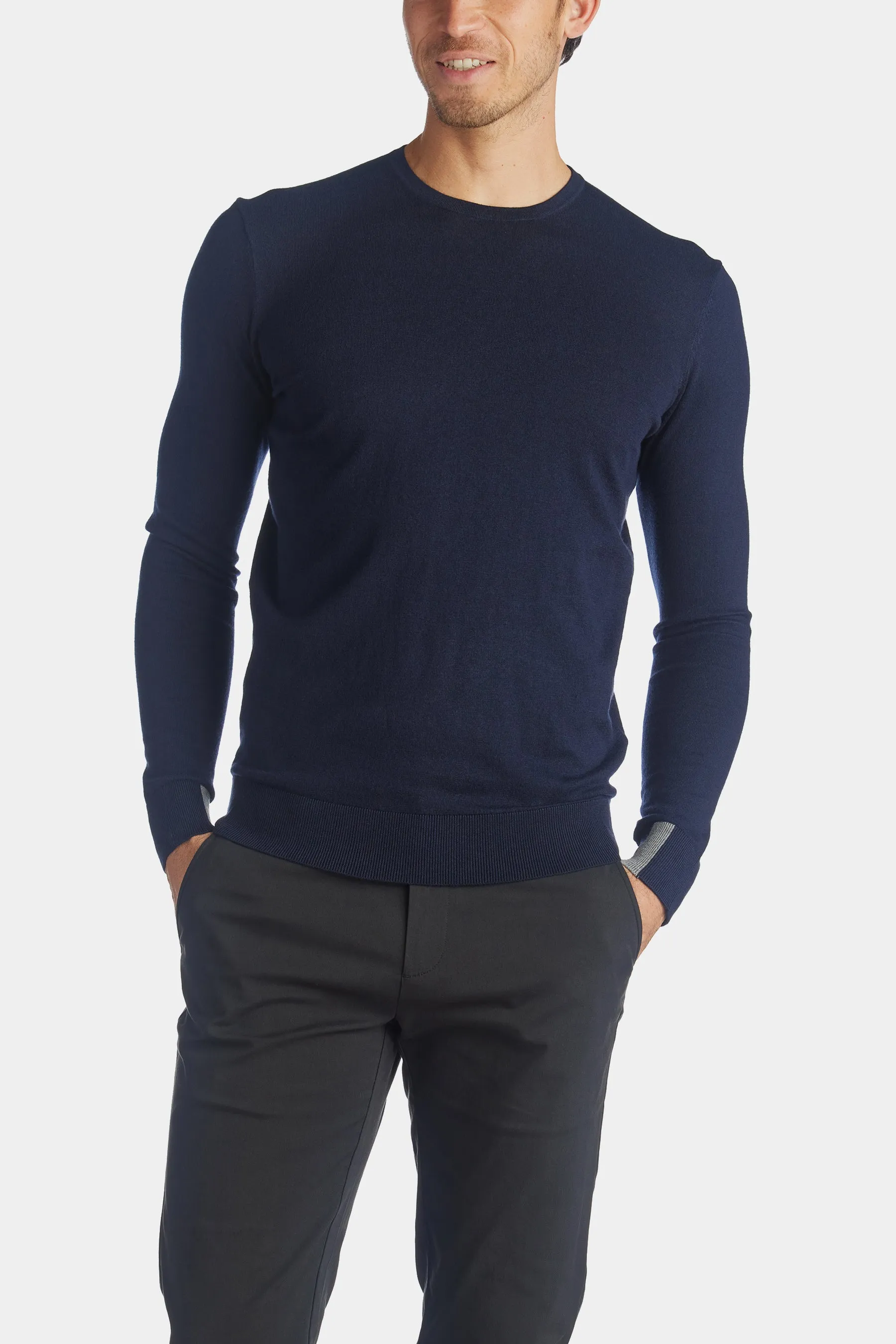 Adam Supima O-neck Knit T-Shirt