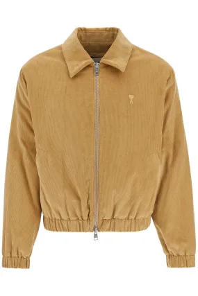 AMI ALEXANDRE MATIUSSI corduroy bomber jacket