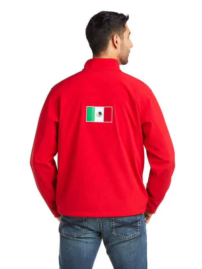 Ariat 10033525 Mens New Team Softshell MEXICO Jacket Red