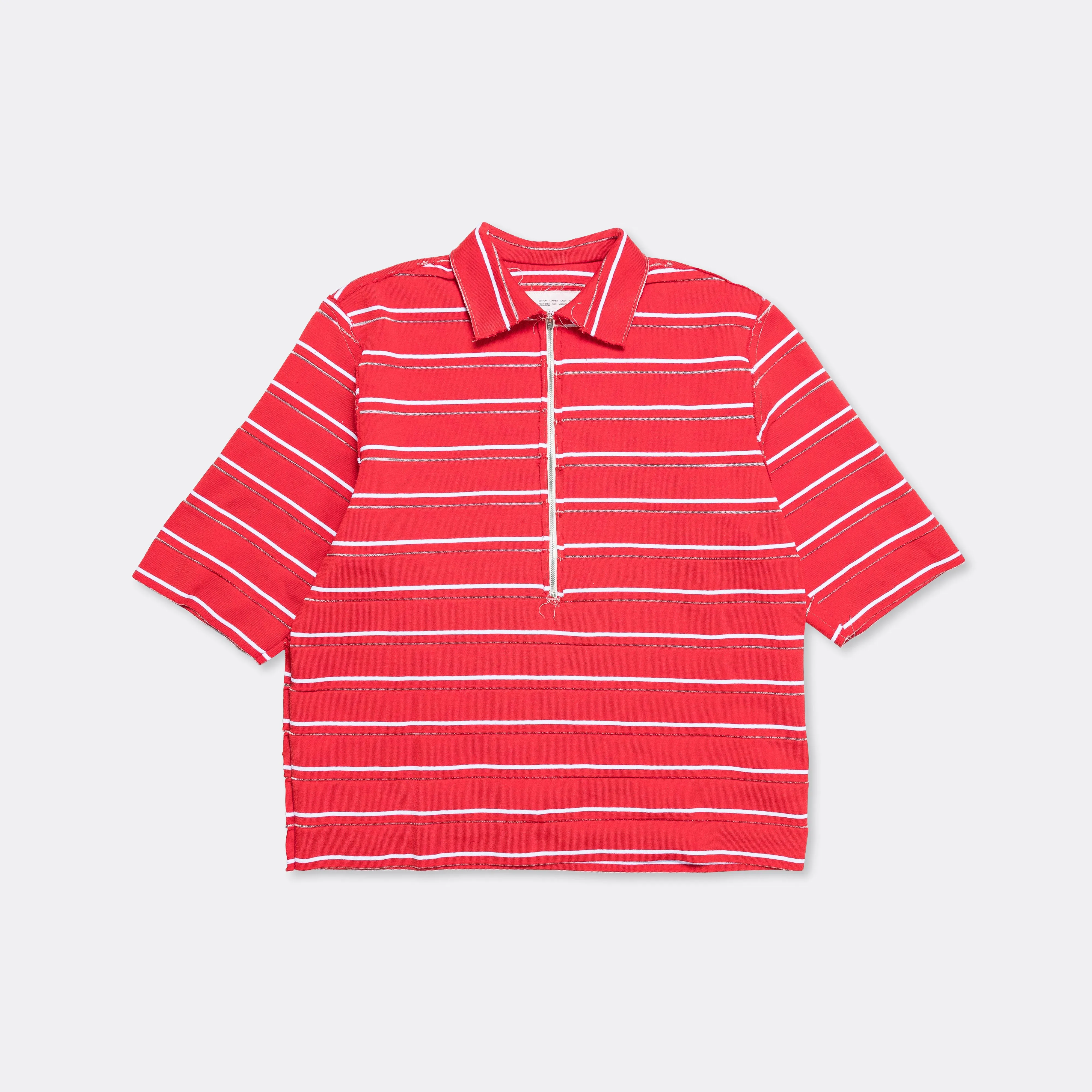 Big Relief Polo - Red/White Stripe