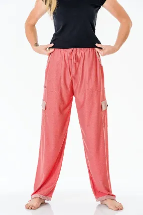 Blossom Pink Women Happy Pants