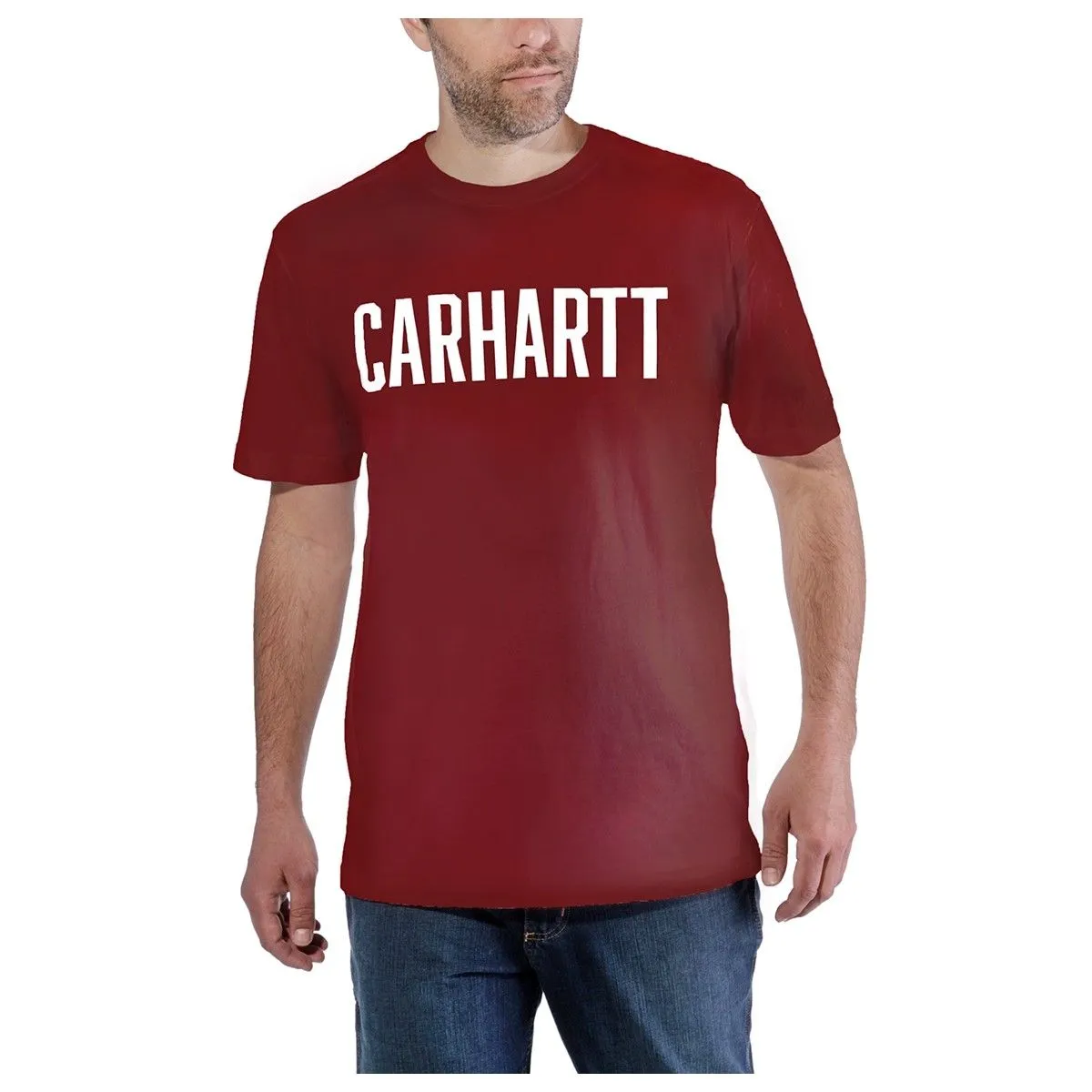 Carhartt&#x20;103203&#x20;Sale&#x3A;&#x20;Maddock&#x20;Graphic&#x20;Block&#x20;Logo&#x20;s&#x2F;s&#x20;T&#x20;-&#x20;Fired&#x20;Brick&#x20;Heather