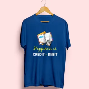 Credit Debit Half Sleeve T-Shirt