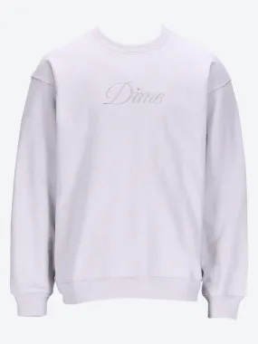 Cursive logo crewneck