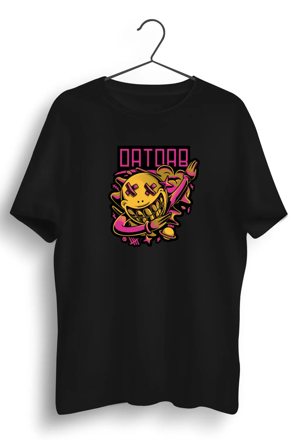 Dat Dab Graphic Printed Black Tshirt