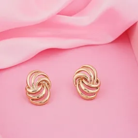 Designer Gold Tone Earrings