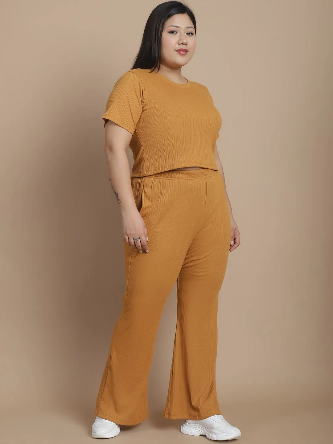 Elegant Women's Drop Needle Co-ord Set