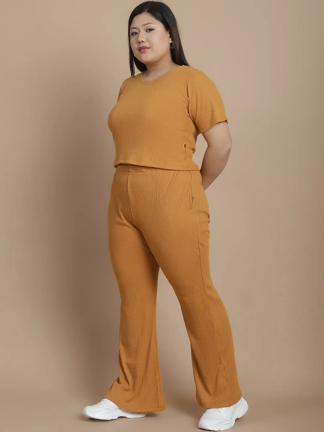 Elegant Women's Drop Needle Co-ord Set