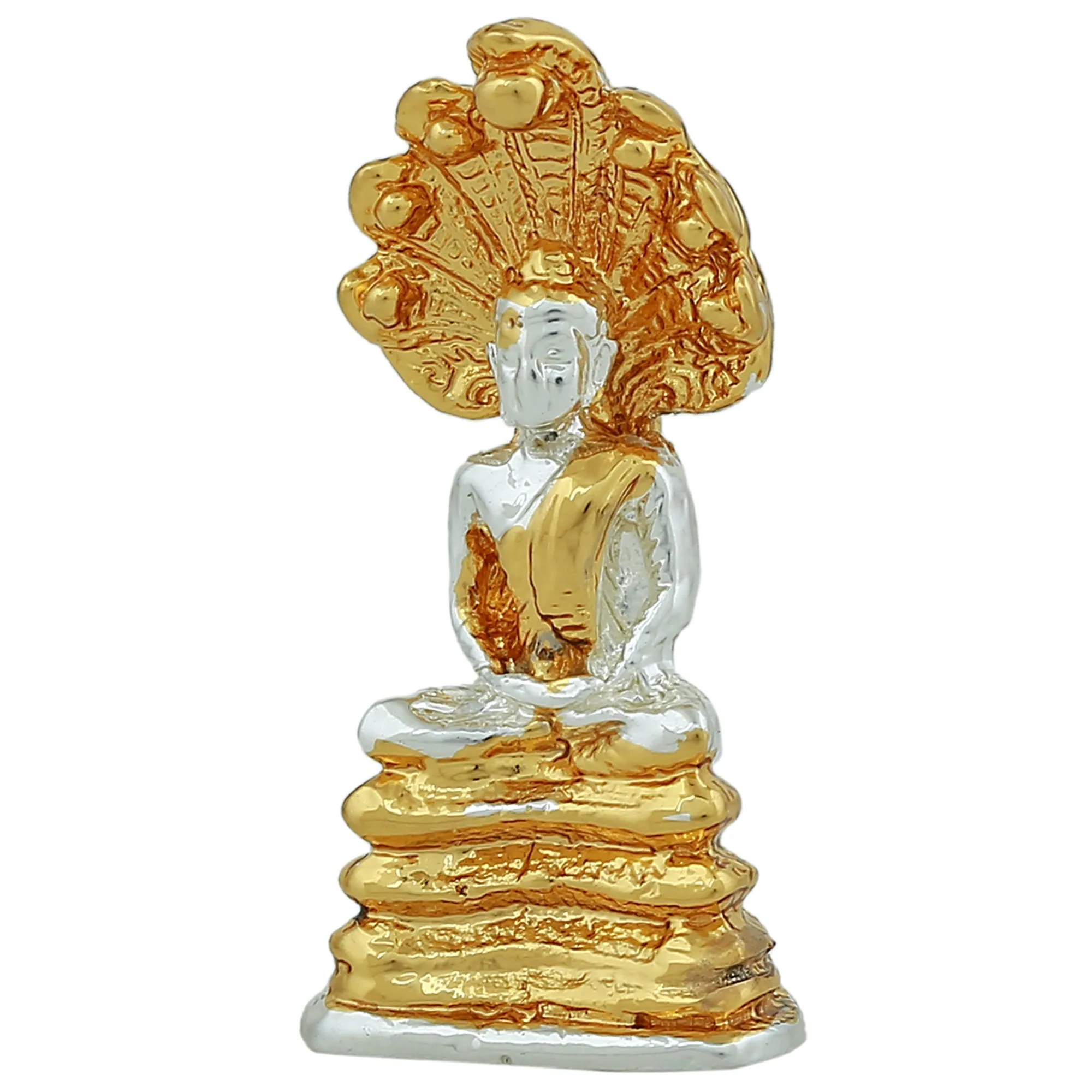 Estele Gold Plated Decorative Lord Buddha Idol