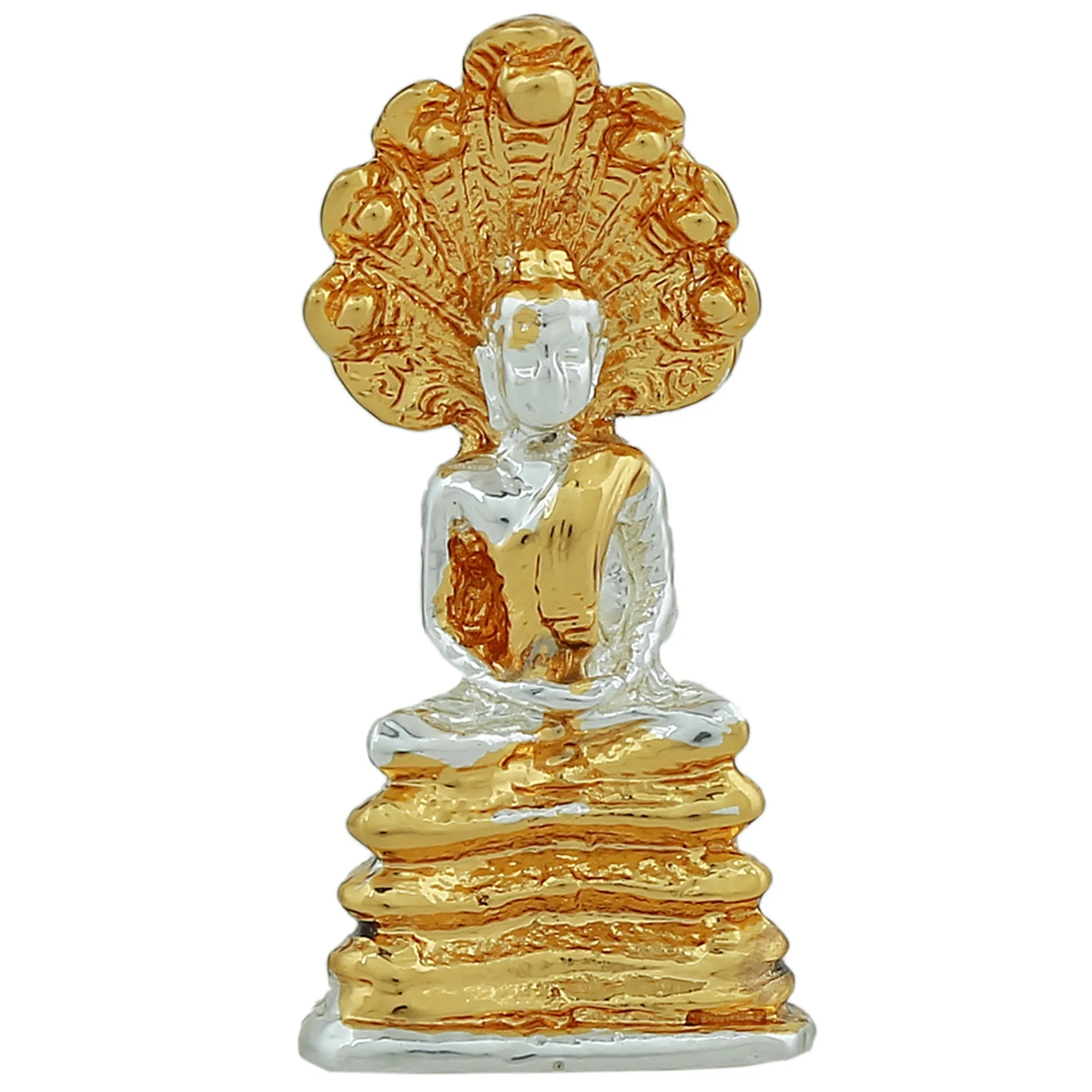 Estele Gold Plated Decorative Lord Buddha Idol