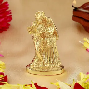 Estele Gold Plated Devotional Shree Radha Krishna Idol