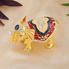 Estele Gold Plated Elephant Idol