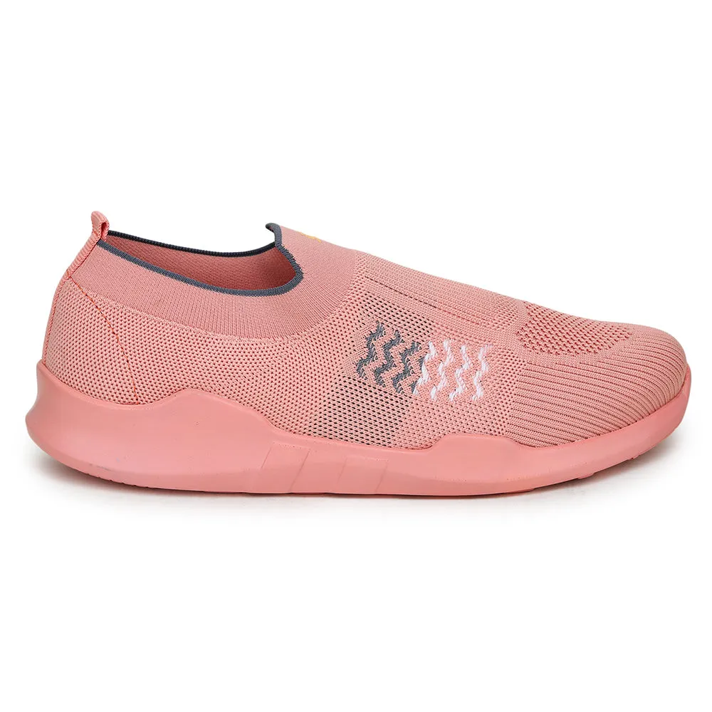 Force10 Non Lacing Peach Casual Slip on For Women AVILA-37 By Liberty