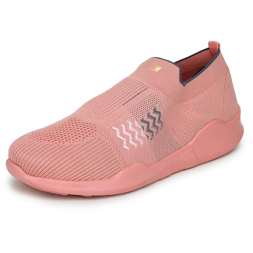 Force10 Non Lacing Peach Casual Slip on For Women AVILA-37 By Liberty