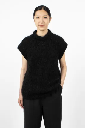 Hand Knitted T-Shirt Black