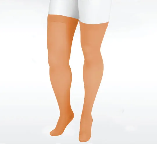 Juzo Naturally Sheer Thigh High 20-30 mmhg w/ Silicone Band, Trend Colors