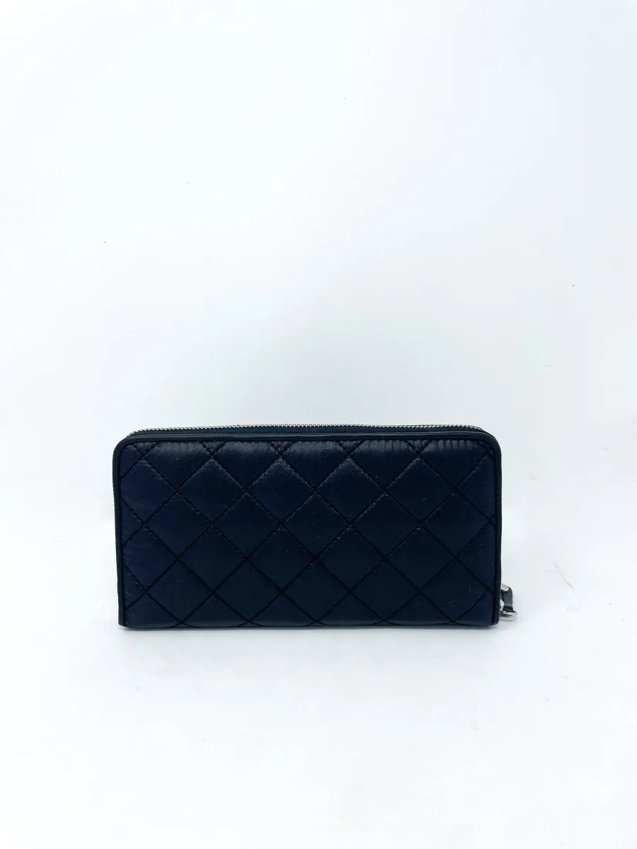 Long Crosby Wallet in Black