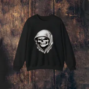 Mens Vintage Skeleton Long Sleeve Sweatshirt