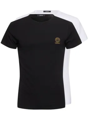 Versace   Pack of 2 Topeka stretch jersey t-shirts 