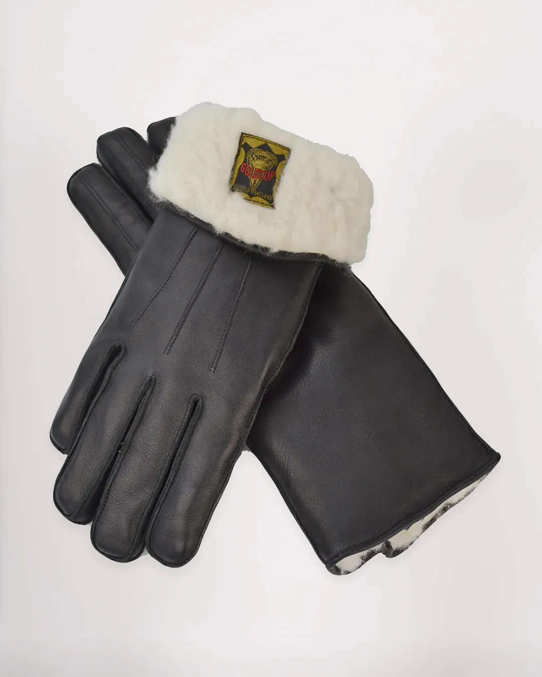 Zipped Merino Wool Lined Cafe Racer Gloves